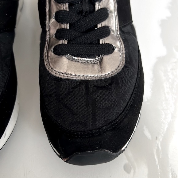 Calvin Klein Womens Tea CK Logo Black and Silver Womens Sz 9.5 - Picture 9 of 16